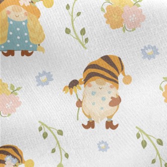 Striped Hat Elf Family Jersey Backed Fleece