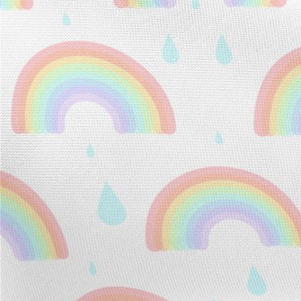 Rainy Day Fluorescent Rainbow Pongee