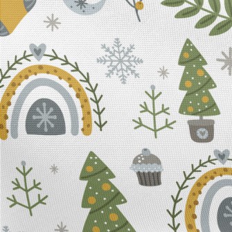 Christmas Tree Potted Socks Pongee