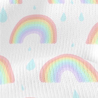 Rainy Day Fluorescent Rainbow Stretch Jersey