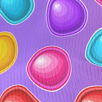 Colorful Polka Dots Stretch Jersey