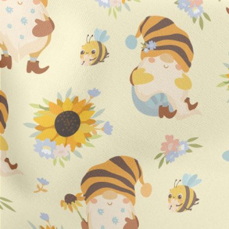 Elves And Sunflowers Lightweight Cotton Poplin
