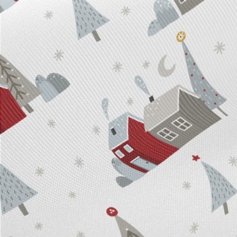 Nordic Small House Midweight Cotton Poplin