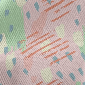 Artistic Dotted Lines Standard Corduroy