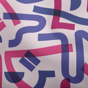 Two-color Curved Lines Dobby