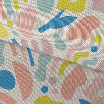 Abstract Color Block Lines Waterproof Oxford