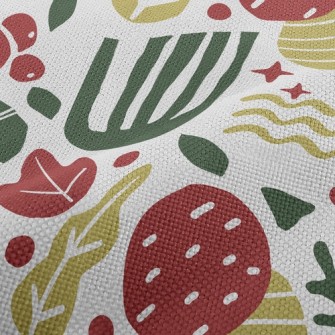 Abstract Doodle Style Performance Linen