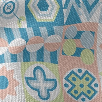 Different Patterns Of Blocks Waterproof Canvas