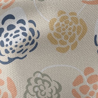 Elegant Blooming Flowers Waterproof Canvas