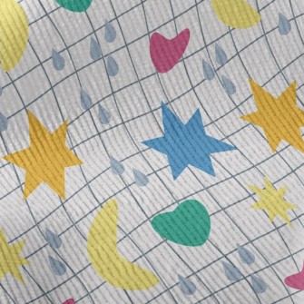 Cute Sun Starry Sky Doodle Standard Corduroy