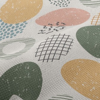 Abstract Large And Small Round Performance Linen