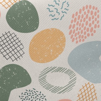 Abstract Large And Small Round Twill