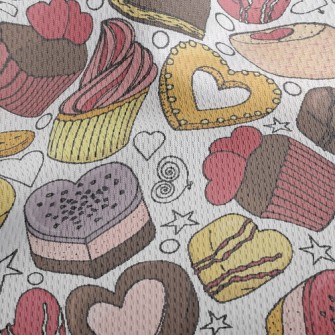 Delicious Shaped Cakes Athletic Mesh Flat Back