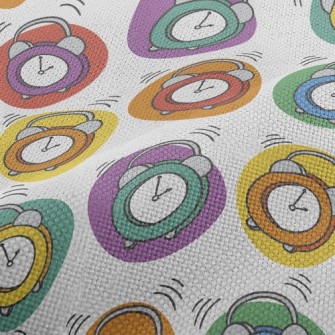 Colorful Little Alarm Clock Performance Linen