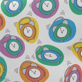 Colorful Little Alarm Clock Twill