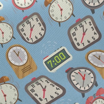 Various Small Alarm Clocks Twill