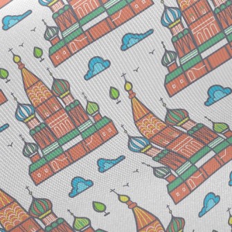 Magical Russian Castle Twill