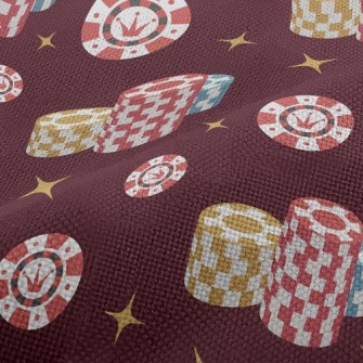 Three Color Crown Chips Performance Linen