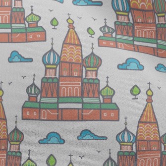 Magical Russian Castle Chiffon