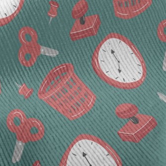 Scissors Basket Book Nails Standard Corduroy