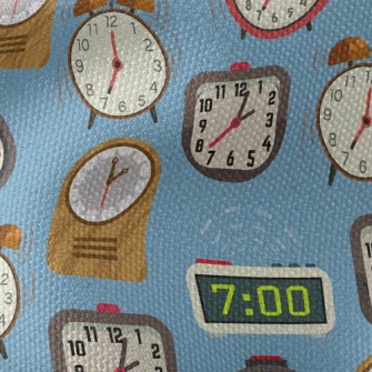 Various Small Alarm Clocks Waterproof Canvas