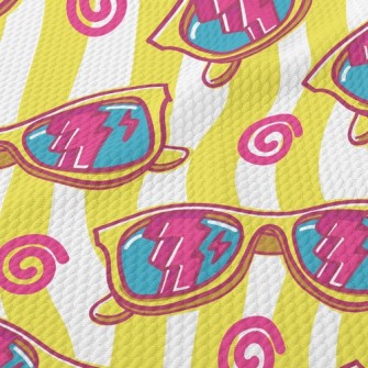 Handsome Style Glasses Birdseye Piqué