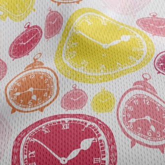 Childlike Twisted Clock Athletic Mesh Flat Back