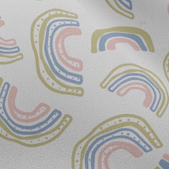 Childlike Multi-color Rainbow Chiffon