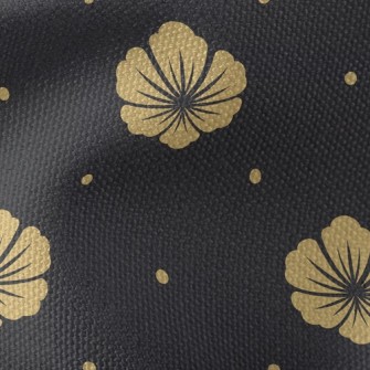 Classic Elegant Yellow Flower Waterproof Canvas
