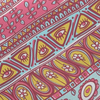 Childlike Ethnic Style Twill