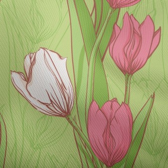 Two Color Elegant Tulips Dobby