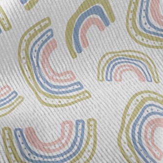 Childlike Multi-color Rainbow Standard Corduroy