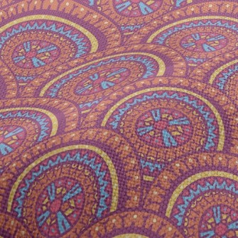 Kaleidoscope Of Cute Flowers Performance Linen