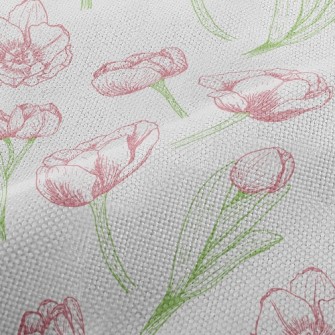 Tulips In Bloom Performance Linen