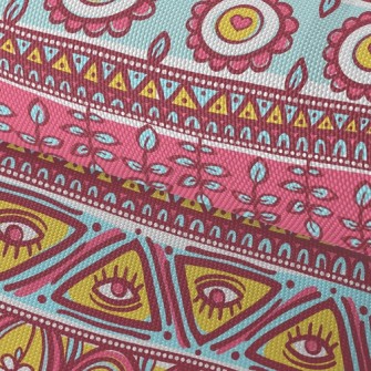 Childlike Ethnic Style Waterproof Oxford