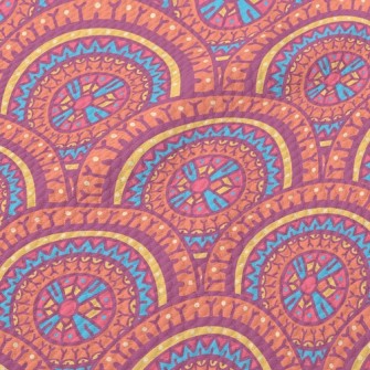 Kaleidoscope Of Cute Flowers Birdseye Piqué
