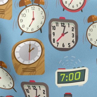 Various Small Alarm Clocks Stretch Ponte