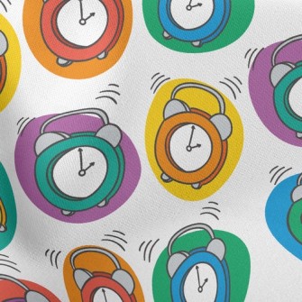 Colorful Little Alarm Clock Stretch Ponte