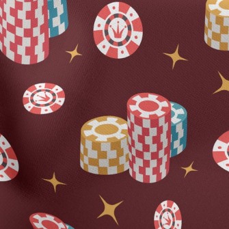 Three Color Crown Chips Stretch Ponte