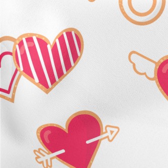 Love Wings Red Lips Stretch Ponte