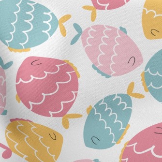 Cute Colorful Fish Stretch Ponte