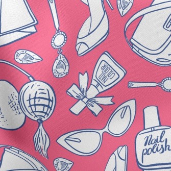 Women Cosmetic Bags Stretch Ponte