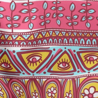 Childlike Ethnic Style Stretch Ponte