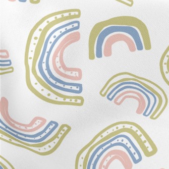 Childlike Multi-color Rainbow Stretch Ponte