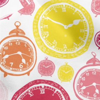 Childlike Twisted Clock Micro Fleece