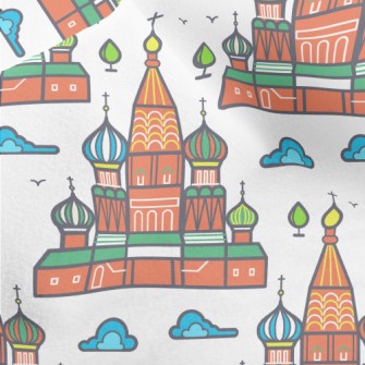 Magical Russian Castle Micro Fleece