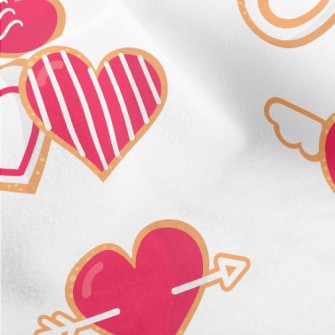 Love Wings Red Lips Micro Fleece