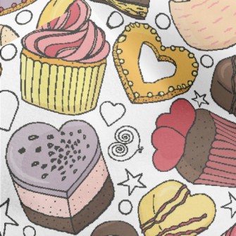 Delicious Shaped Cakes Micro Fleece