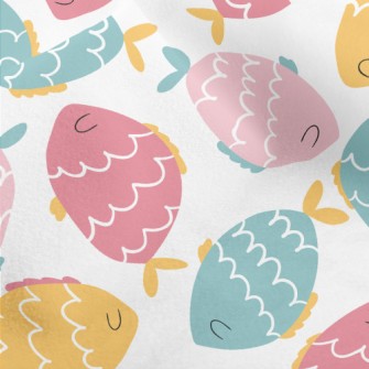 Cute Colorful Fish Micro Fleece