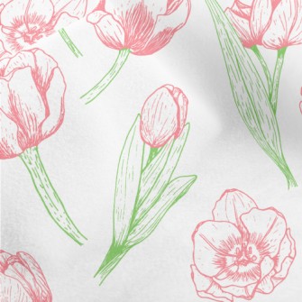 Tulips In Bloom Micro Fleece